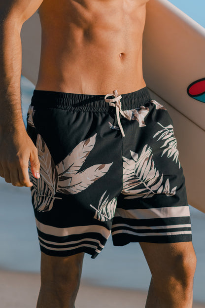 Short de caballero negro