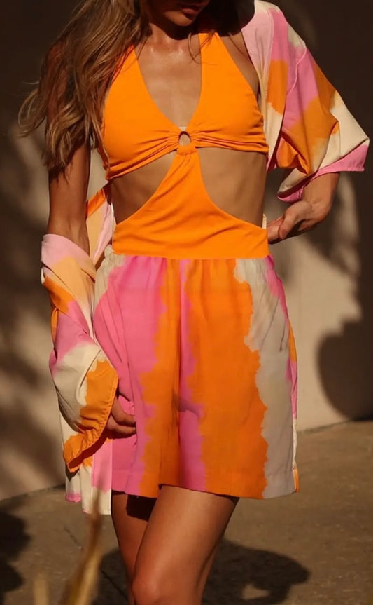 Conjunto Short y cover up