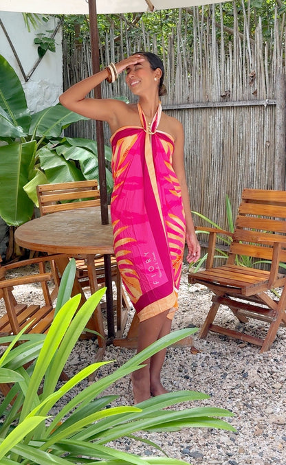 Pareo estampado tigre