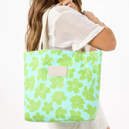 Tote bag reversible, a prueba de agua.