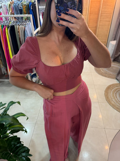 Conjunto vino de pantalón