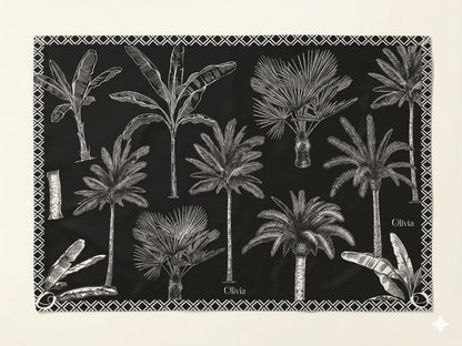 Pareos de seda estampados.