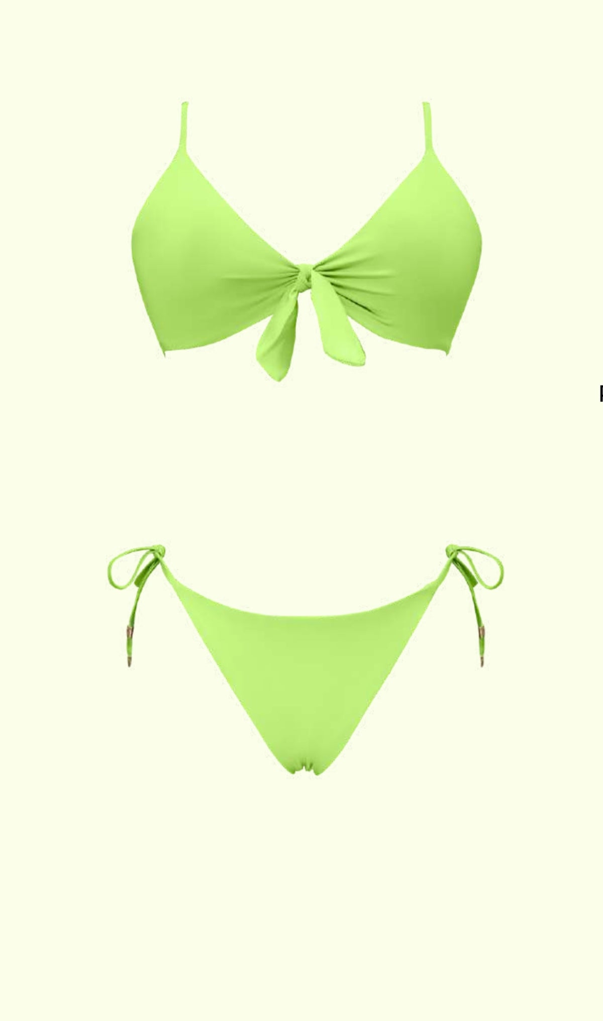 Bikini reversible , panty arruchada.