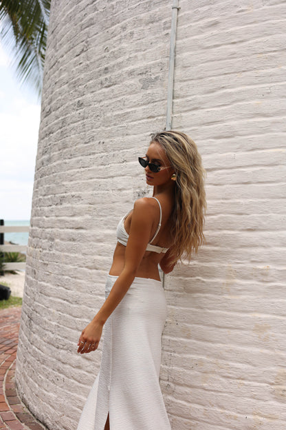 Vestido largo blanco