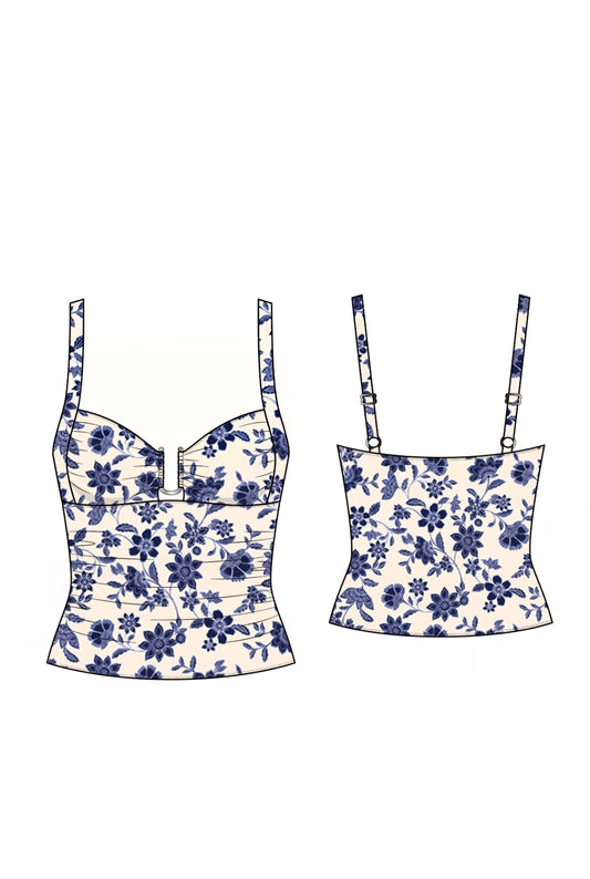 Tankini estampado.