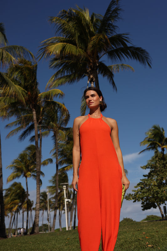 Braga larga escarlata