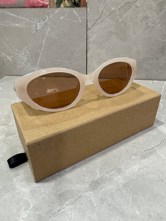 Lentes de sol beige