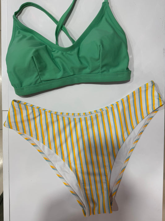 Bikini de rayas .