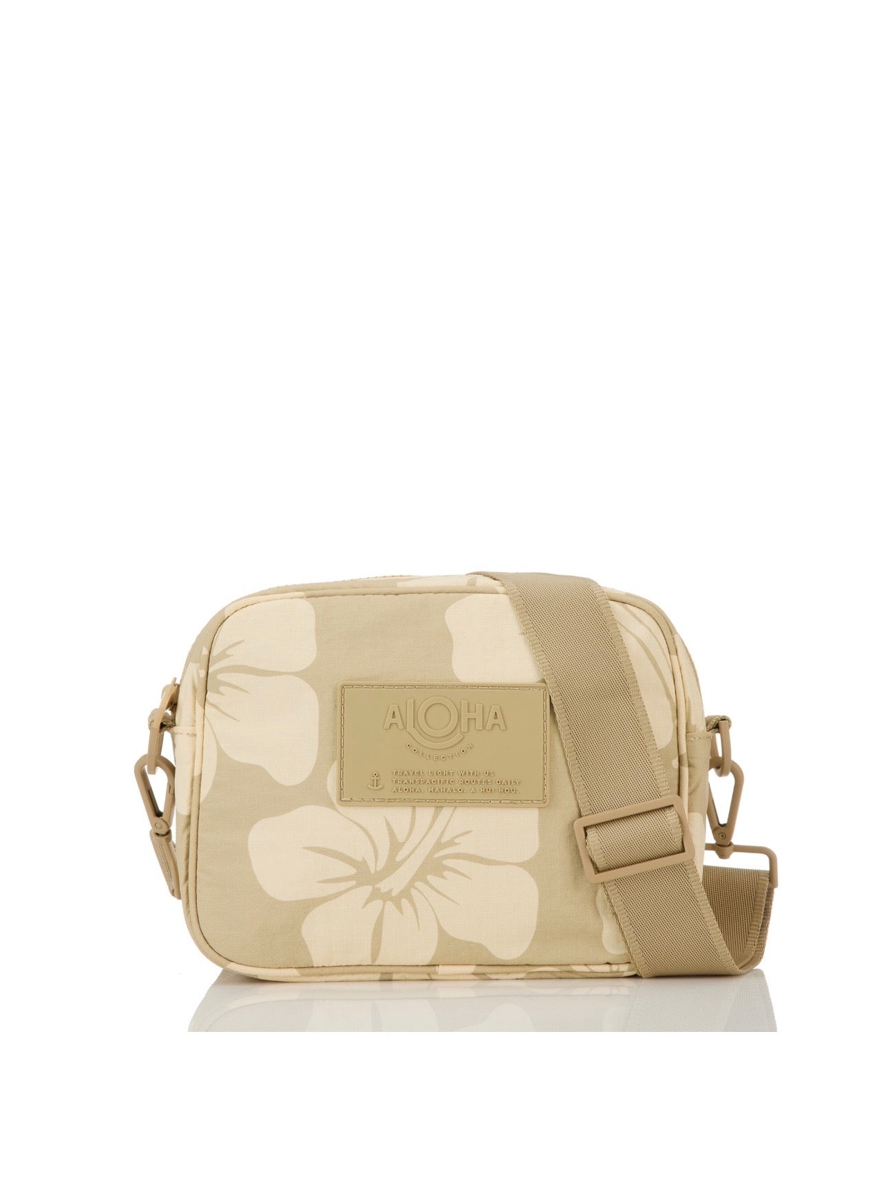 Bolso cross body de nylon, aloha.