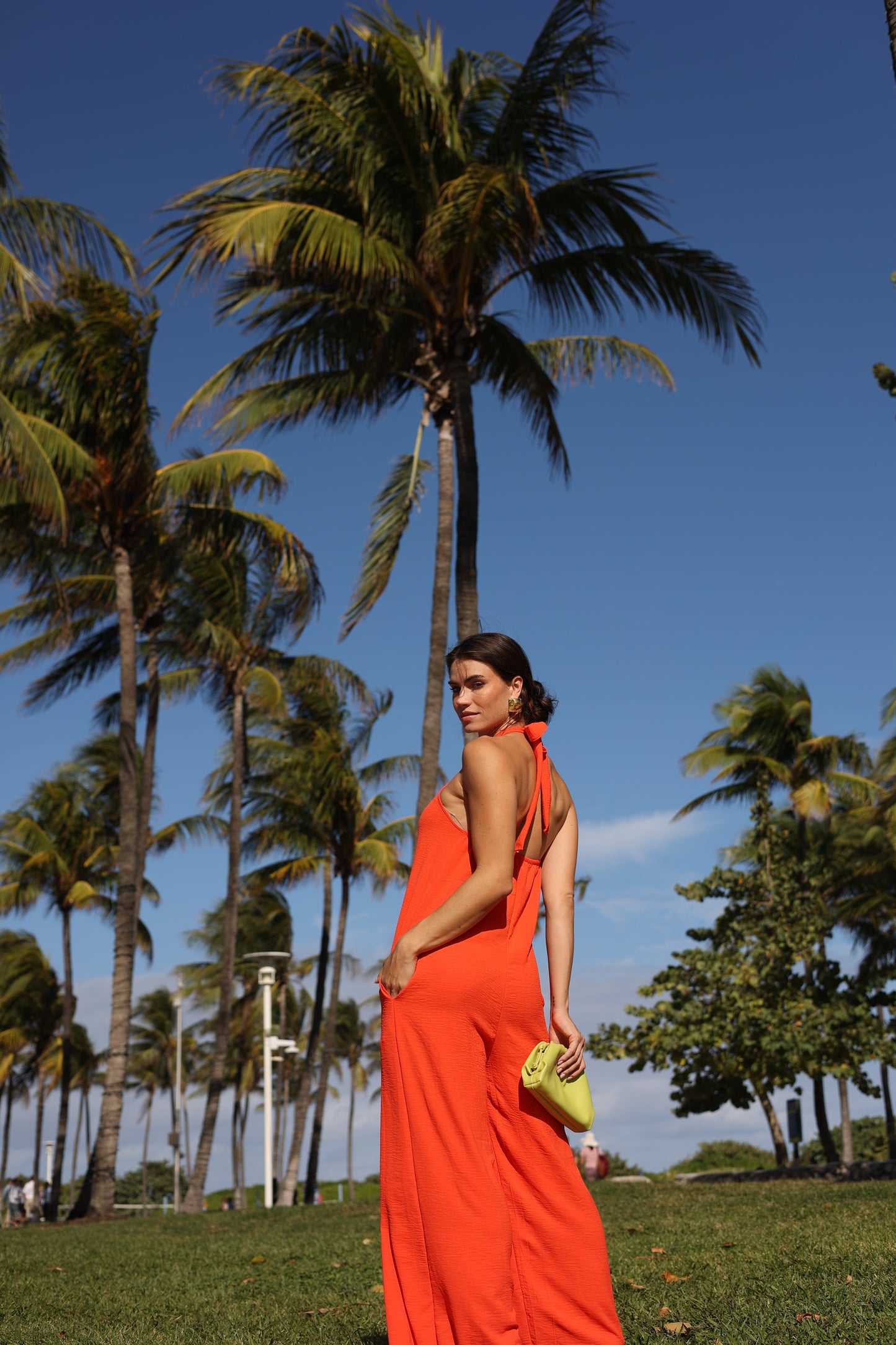 Braga larga escarlata